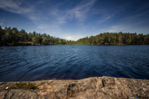 Rocky island in the Tyresta By National Park Rocky island in the Tyresta By National Park